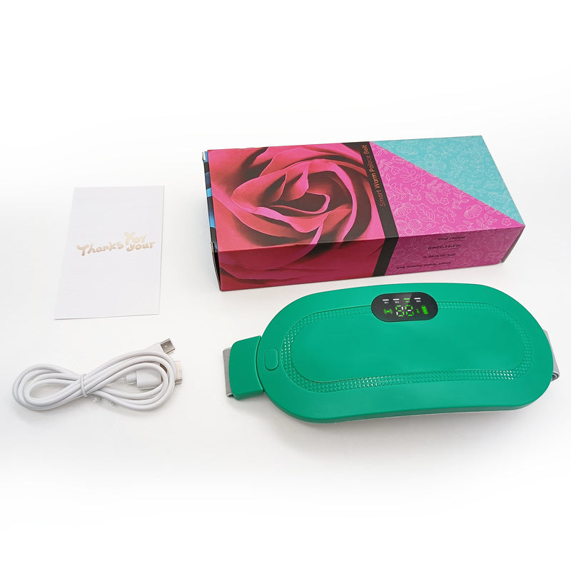 Portable Period Pain Relief Belt with Heat & Massage