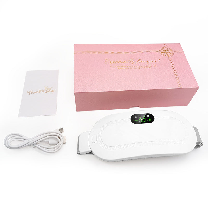 Portable Period Pain Relief Belt with Heat & Massage
