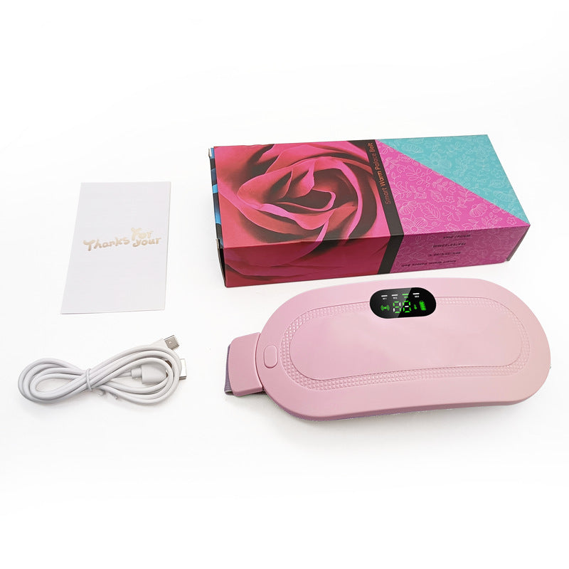 Portable Period Pain Relief Belt with Heat & Massage